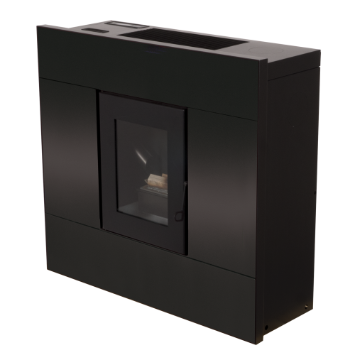 Estufa de Pellet Estanca EMAFLAM SYLA 9 kW Negra