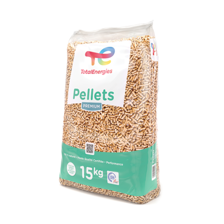 Pellets de Madera TotalEnergies – 66 Bolsas de 15Kg